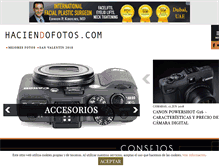 Tablet Screenshot of haciendofotos.com
